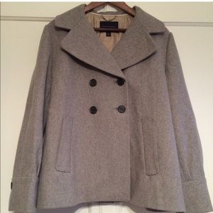 Gray wool coat